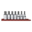 7PC 1/2"" DRIVE SAE HEX BIT SOCKET SET