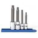 4PC 3/8 & 1/2""DR 12PT METRIC BIT SOCKET