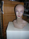 Mannequin Bust ~ white Girl ~  Beautiful Wig Too! 