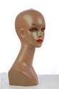  Styrofoam Foam Mannequin Heads Female TAN Painted