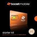 $10 CREDIT - BOOST MOBILE 64K SIM CARD BRAND NEW  