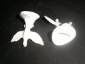 Decorative candle holder pigeons