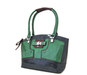 Guess Whitney Satchel Bag, Green Multi 