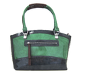 Guess Whitney Satchel Bag, Green Multi 