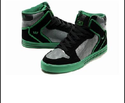 Justin Bieber Supra Vaider Black/Green-Green Boy's