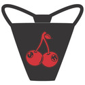Sweet Shot Yellow, Pink, Black Thong from Run Out