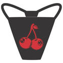 Sweet Shot Yellow, Pink, Black Thong from Run Out