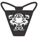 Dragon Red or Black Thong from Run Out