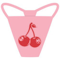 Sweet Shot Yellow, Pink, Black Thong from Run Out