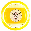 Large 9 Ball Neon Clock