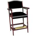 Sterling Deluxe Padded Spectator Chair, Mahogany w