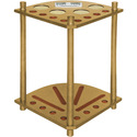 Sterling Deluxe Corner Cue Rack, Oak, 8 Cue