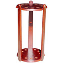 Sterling Deluxe 9 Cue Round Mahogany Floor Stand