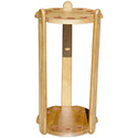 Sterling Deluxe 9 Cue Round Solid Oak Floor Stand