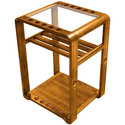 Sterling Deluxe Floor Stand, Oak, 10 CuesBall Rack