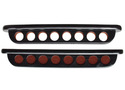 Sterling Deluxe 2pc Wall Rack, 8 Cue,Black