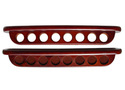 Sterling Deluxe 2pc Wall Rack, 8 Cue, Mahogany