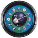 Billiard Ball Neon Clock