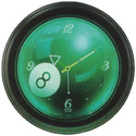 Glowing 8 Ball Neon Clock