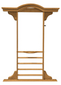 Sterling Deluxe Wall Rack, 8 CuesBall HolderCone C