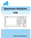 IFR 2398 Spectrum Analyzer Maintenance Operation P