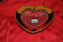 Mikasa Heart Dish~New!~Gold Trimmed~7 1/2"~Perfect