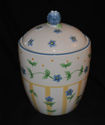 Pfaltzgraf Melissa Pattern Medium Canister~Blue Fl