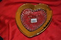 Mikasa Heart Dish~New!~Gold Trimmed~7 1/2"~Perfect