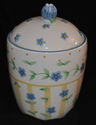 Pfaltzgraff Melissa Pattern~Large Canister~Blue Fl