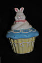  Bunny Cupcake Porcelain/Ceramic Keepsake/Trinket 