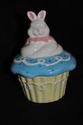  Bunny Cupcake Porcelain/Ceramic Keepsake/Trinket 