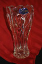 Heart Vase~Deplomb Crystal ~24% Lead~8 1/2" High~P