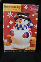 Snowman Cookie Jar - Gibson Snowman Joy-In the Box