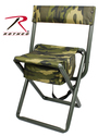 Deluxe Woodland Camo Folding Chair w/Pouch