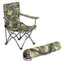 Deluxe Woodland Camo Folding Arm Chair