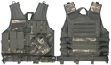 Army Digital Camo Cross Draw Tactical Vest