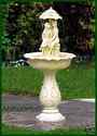 YOUNG COUPLE CAUGHT IN SPRING RAIN FOUNTAIN**NIB
