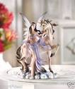 Gorgeous**FAIRY & UNICORN FIGURINE SCULPTURE**NIB