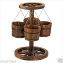 ANTIQUE LOOK WAGON WHEEL PLANTER**NIB