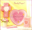 "BABY GIRL PRAYER" PINK WALL CROSS PLAQUE**NIB