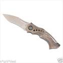 WOODEN NINJA STYLE FOLDING KNIFE**NIB