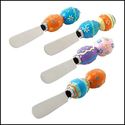 Set of 4**EASTER EGG SPREADER KNIVES**NIB