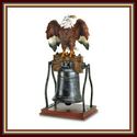 American Freedom**EAGLE ON LIBERTY BELL FIGURINE S
