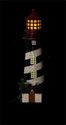SOLAR POWERED LIGHTHOUSE LIGHT LAMP**NIB