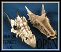 DRAGON SKULL TREASURE OR TRINKET BOX**NIB