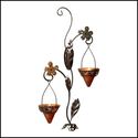 WHIMSICAL AUTUMN LACE CANDLE WALL SCONCE**NIB
