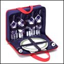 28 Pc PICNIC-ON-THE-GOTOTE BAG W/ ALL THAT YOU NEE