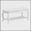 WHITE ELEGENCE COTTAGE STYLE ROMANTIC COFFEE TABLE