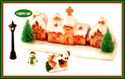 LIGHT-UP DETACHABLE WINTER MINI TOWN VILLAGE SET**