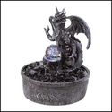 COLOR CHANGING LED BALL MYSTIC DRAGON WATER FOUNTA